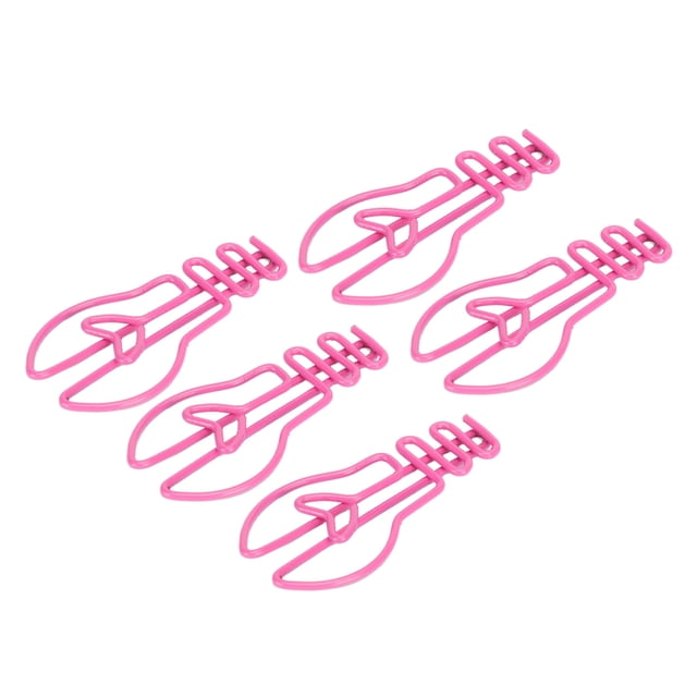 100Pcs Cute Paper Clips, Exquisite Appearance, Metallic Paper Clips Light Portable Suitable for Document Classification with Bulb Shape