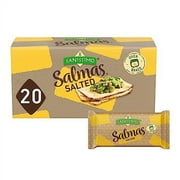 Sanissimo Salmas Salted, 20 .. packs of 3 Crackers, .. Oven Baked Corn Crackers, .. Gluten Free, Non GMO, .. Kosher Certified