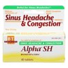 Boericke & Tafel - Alpha SH Sinus Headache & Congestion - 40 Tablets