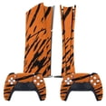 thumbnail image 2 of Tiger Stripes Pattern PS5/PS5 Pro/PS5 Slim Digital Disc Skin Sticker For Console And Controller Skins, 2 of 7