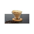 thumbnail image 5 of V60 Glass Coffee Dripper With Wooden Base Clear, Pour Over Coffee Dripper, Glass Coffee Filter with Double Layer Mesh, Cone Shape, 5 of 5