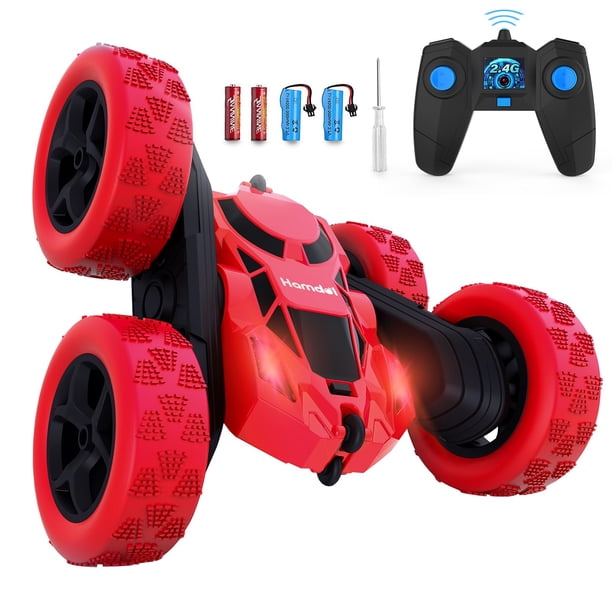 Coche de control remoto Hamdol de doble cara, 360°, 4WD RC, 6-12 años