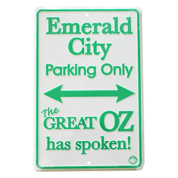 Emerald City Parking Sign