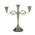 thumbnail image 1 of Candle Holder, Candlestick Holder Beautiful 3 Arms Exquisite European Style  For Dining Tables Bronze, 1 of 8