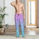 thumbnail image 2 of Balery Multicolor Glitter Pantalones de pijama para hombre, pijama ultraligero, pantalón de descanso-Large, 2 of 6