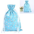 thumbnail image 4 of ziyahi Christmas Candy Bag Drawstring Cookie Snacks Wrapping Packing Pouch Xmas Printed Party Gift M, 4 of 7