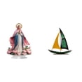 thumbnail image 1 of Belén de acrílico, adorno de pie, centro de mesa, figura de de hierro, decoración para oficina y hogar. Material: superficie lisa. Apto para to, 1 of 8