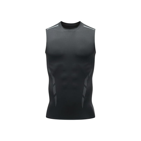 Compression Shirt Men Tank Top Undershirt Slimming Body Shapewear Tummy Control Athletic Sleeveless Shirts
