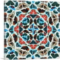 thumbnail image 1 of ARTCANVAS Butterfly Kaleidoscope Wings Insect Tan Canvas Art Print - Size: 26" x 26" (0.75" Deep), 1 of 9