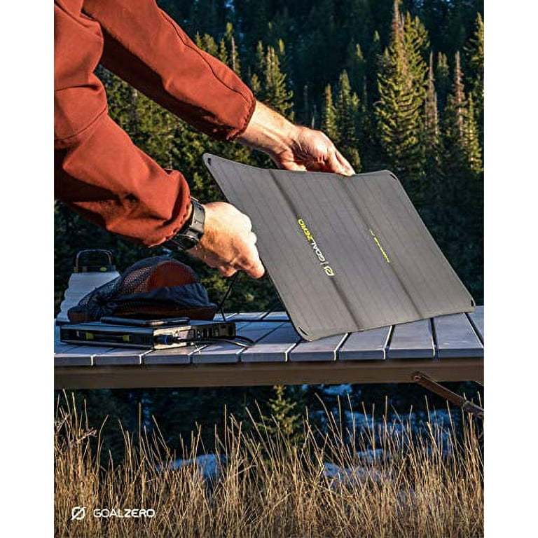 GOAL ZERO - レア　TURUBOTE "Smoke" Clear Black MONO Goal Zero Nomad 20W Solar Panel: Portable Charging Station