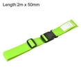 thumbnail image 2 of Unique Bargains Luggage Straps Suitcase Belts with Buckle Label PP Travel Bag Packing Light Green, 2 of 7