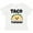 AA-White, variant on Inktastic Kawaii Taco Tuesday Boys or Girls Toddler T-Shirt