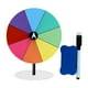 thumbnail image 1 of Juego de aprendizaje portátil de ruedas de rueda de ruleta con un conjunto de borradores de lápiz de borrado borrable para el espectáculo de bodas Base redonda, 1 of 8