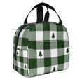 thumbnail image 2 of Balery Green White Lumberjack Plaid Bolsa de Almuerzo Aislada – Caja de Almuerzo con Papel de Aluminio Grueso, Mantiene la Comida Fresca por 4 Horas, 2 of 8