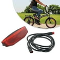 thumbnail image 2 of Fule Rear Light Tail Light Cycling For-Ebike Electric Bicycle For-E-bike 6V-60V, 2 of 9