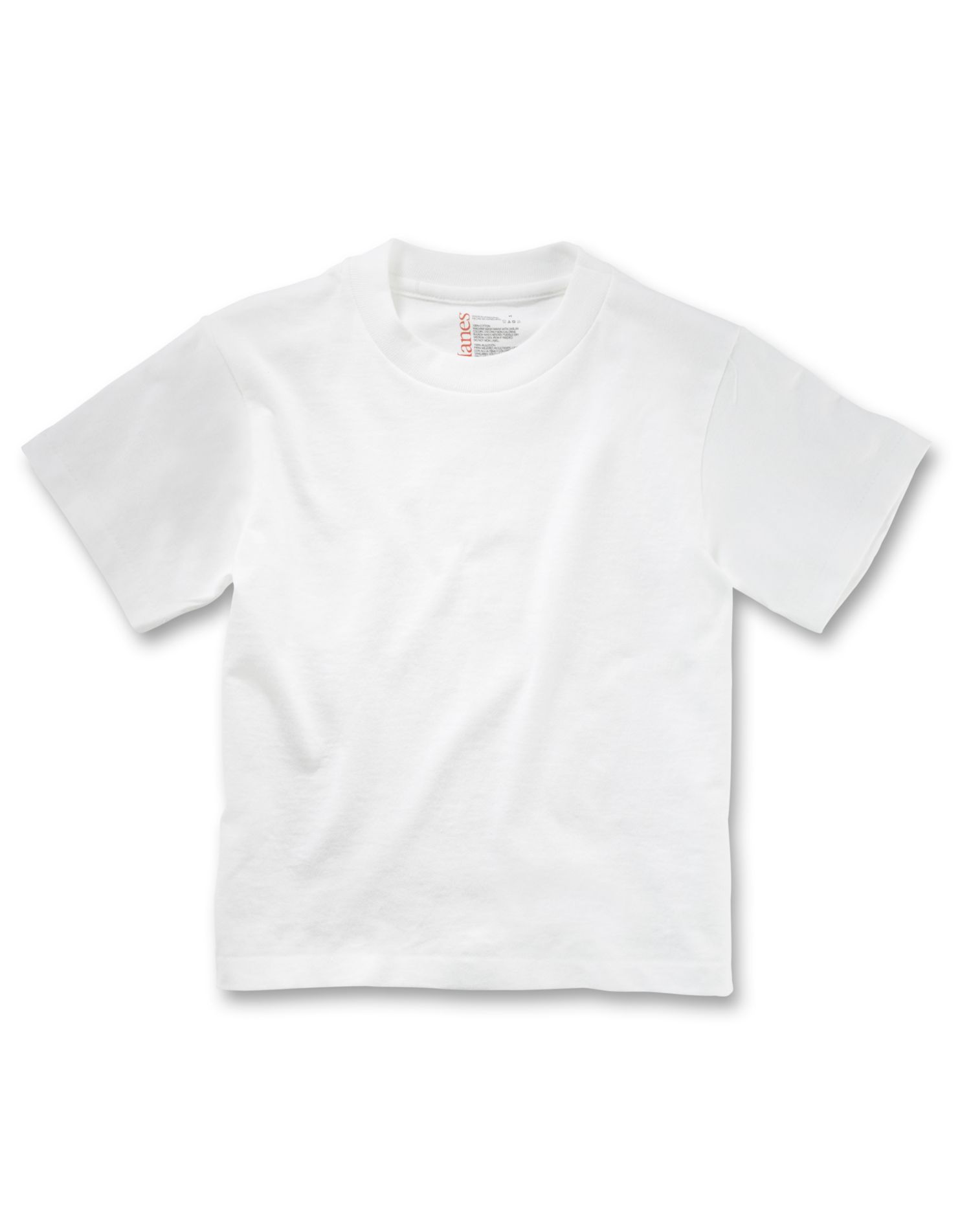 Hanes Toddler Boy Crew Undershirt, 5 Pack, Sizes 2T-5T - image 2 of 4