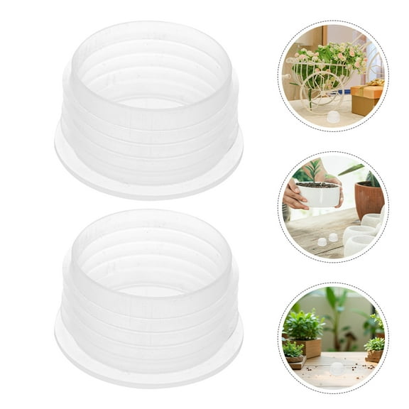 HONMEET Reusable Plastic Pot Stoppers for Indoor Outdoor Garden Plants, 12 Pieces Plant Pot Drainage Accessories