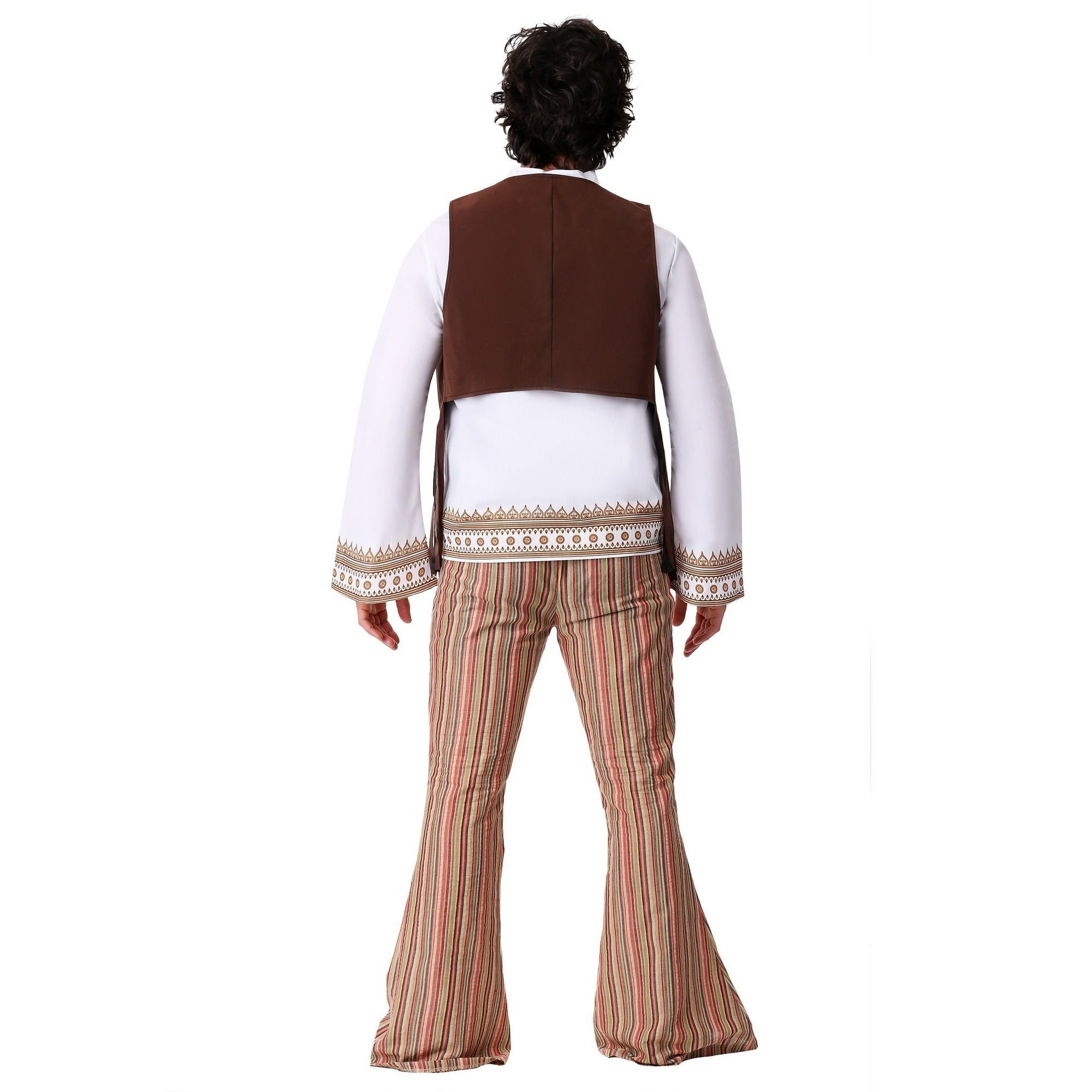 Fun Costumes Men s Woodstock Hippie Costume Brown S