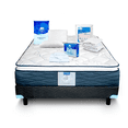 thumbnail image 2 of Colchón Queen Size + Box + Protector + Almohadas + Sábanas Restonic  Maverick, 2 of 9