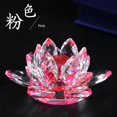thumbnail image 3 of Lotus Ornaments Made of Crystal Glass, 8 cm, Lotus Green Ref: 4724, 3 of 5