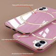 thumbnail image 4 of Compatible with Nothing Phone 2 Case for Women, Ultra Soft Nothing Phone 2 Cases Slim Shockproof Cute Plating Electroplate Phone Case TPU Bumper Protective Case (Purple), 4 of 13