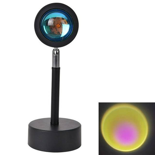 pitrice Projection Light LED 5W USB Projector Light Adjustable Photography Prop Atmosphere Lamp, Sun