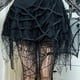 thumbnail image 4 of Faldas irregulares de malla para mujer, falda de señora con cremallera de pentagrama, estilo gótico punk, falda de señora, faldas de club sueltas informales, S, 4 of 7