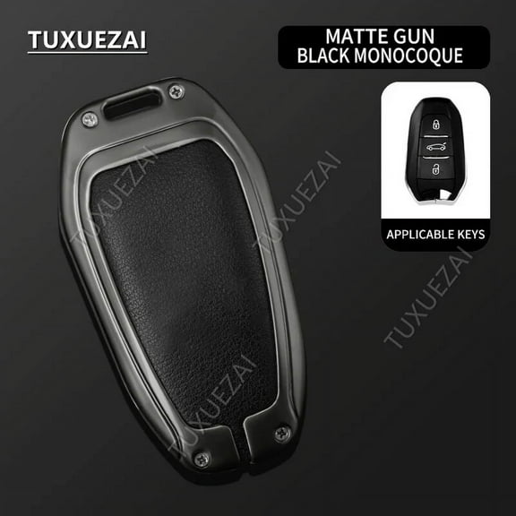 Zinc Alloy Car Key Case Cover Shell For Citroen A 3 buttons key case C4 C3 C6 CACTUS Car Remote Key Case Cover Shell
