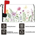 thumbnail image 6 of Spring Flower Mailbox Magnetic Cover Standard Size 18x21 Inch Pink Daisy Watercolor Floral Mail Box Wrap Summer Flower Mailwraps Botanical Waterproof Post Box Cover Outdoor Garden Yard, 6 of 6