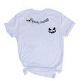 thumbnail image 4 of JOANKDMI Cute Halloween T-Shirts for Women Short Sleeve Season Letter Print Tops Casual Comfortable Crewneck Fall Festival Shirts Jack-o-Lantern Graphic Tees, 4 of 5