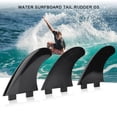 thumbnail image 3 of Tri Set Thruster, Nylon Plastic Responsive Replace Surfboard Fins  for Funboard for Longboard, 3 of 7