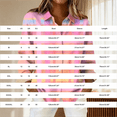 thumbnail image 3 of LIZUOJUNF Plaid Shirts for Women Button Down Shirts Long Sleeve Business Casual Tops Fall Winter Jackets Tops Trendy, 3 of 4