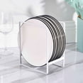 thumbnail image 2 of Sentmoon Pot Lid Organizer for Cabinet Kitchen Cutlery Storage Rack Space Saving Bowl Cup Cutlery Drying Rack and Kitchen Storage Rack Sink Organizer for Small Spaces, 2 of 8