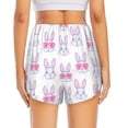 thumbnail image 4 of Goofa Heart Rabbit Printed Women 2 in 1 Running Shorts,Quick Dry Athletic Workout Shorts,High Waisted Athletic Shorts with Liner Pockets-XX-Large, 4 of 9