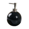 thumbnail image 1 of Dispensador de jabón de manos con bomba de 550 ml, recargable, para encimera de cocina y tocador. negro, 1 of 9