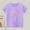 Purple, variant on BRGZLK Girl Bow Graphic T Shirt Fashion Casual Cute Bow Print Comfy Round Neck Short Sleeve Top for Teens Trendy Oversized Tops White 7-8 Years