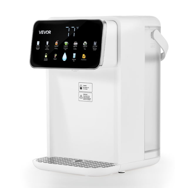 VEVOR Countertop Instant Hot Water Dispenser with 7 Temps 7 Volumes 118oz Tank