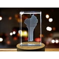 thumbnail image 4 of Benin 3D Engraved Crystal 3D Engraved Crystal Keepsake/Gift/Decor/Collectible/Souvenir, 4 of 7