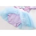 thumbnail image 5 of Bellafa Newborn Baby Girls Cartoon Onesie Romper Dress Fairy Princess Bodysuit Fancy Tutu Dress Easter Birthday Party Dress w/ Headband-1 Pack, 5 of 10