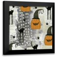 thumbnail image 1 of Ogren, Sarah 15x15 Black Modern Framed Museum Art Print Titled - Halloween Pattern 2, 1 of 5
