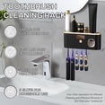 thumbnail image 4 of Dispensador AutomáTico de Pasta de Dientes con Soporte Desinfectante para Cepillos de Dientes, Recargable por USB, para Pared, 4 of 5