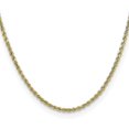 thumbnail image 2 of 10k Yellow Gold 2.7mm Semi-solid Diamond Cut Rope Chain - 20", 2 of 8