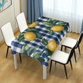 thumbnail image 4 of Yayeee Tablecloths 60" x 90" Rectangle Wrinkle Resistant Party Table Cover, Cartoon Beige Lemon, 4 of 8