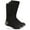 Black 1, variant on Mens Socks, Non-Binding Merino Wool Boot Crew Socks, 1 Pair