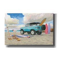 Epic Graffiti 'Beach Ride I' by James Wiens, Canvas Wall Art, 40"x26"