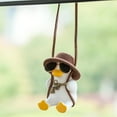 thumbnail image 5 of Taosunzt Swing Duck Car Hanging Decoration Home Office Auto Rearview Mirror Cartoon Duck Hanging Ornament Animal Pendant Birthday Christmas Gift Style A, 5 of 13