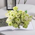 thumbnail image 3 of Mdesiwst 1 Bouquet Artificial Rose 10 Forks Exquisite Lifelike Easy Care Decorative Simulation Flower, 3 of 7