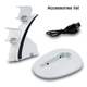 thumbnail image 5 of Cargador de controlador PS4 Cargador de controlador Playstation 4 Soporte de estación de acoplamiento de carga. Estación de carga rápida USB dual e indicador LED para controlador PS4-blanco Adepaton 2033325, 5 of 8