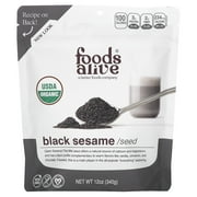 Foods Alive - Superfood Organic Black Sesame Seeds - 12 oz.