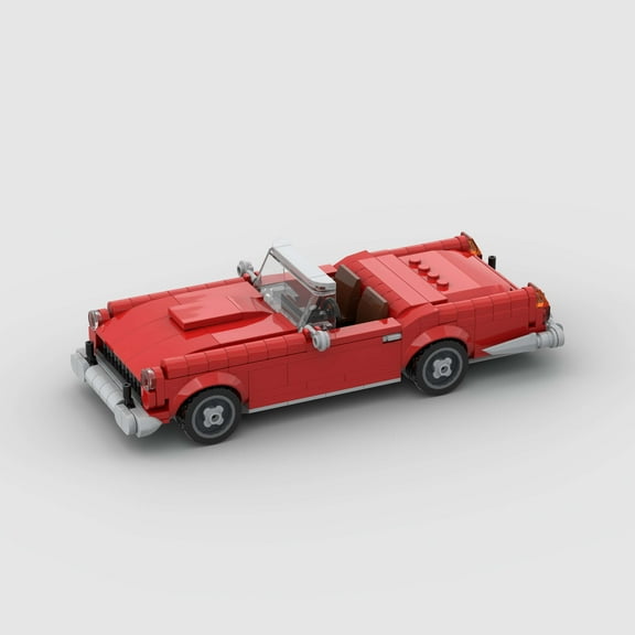 Building block racing car moc children's puzzle toy